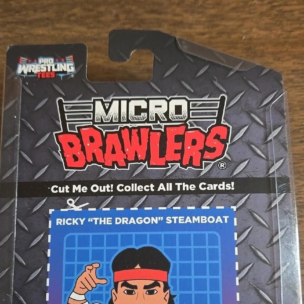 Micro Brawlers Ricky 'The Dragon' Steamboat Figure, New - Picture 3 of 6